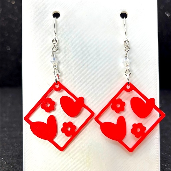 The Laced Love Earrings - Picture 1 of 5
